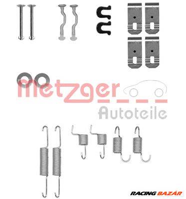 METZGER 105-0028 - Kézifék pofa tartozékkészlet NISSAN SUBARU