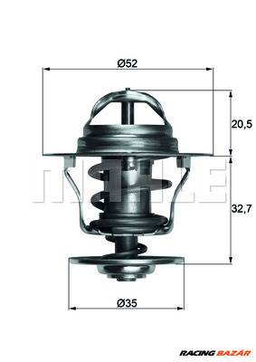 MAHLE TX 12 88D - termosztát, hűtőfolyadék FORD MAZDA