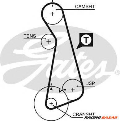 GATES 5424XS - vezérműszíj AUDI SEAT VW