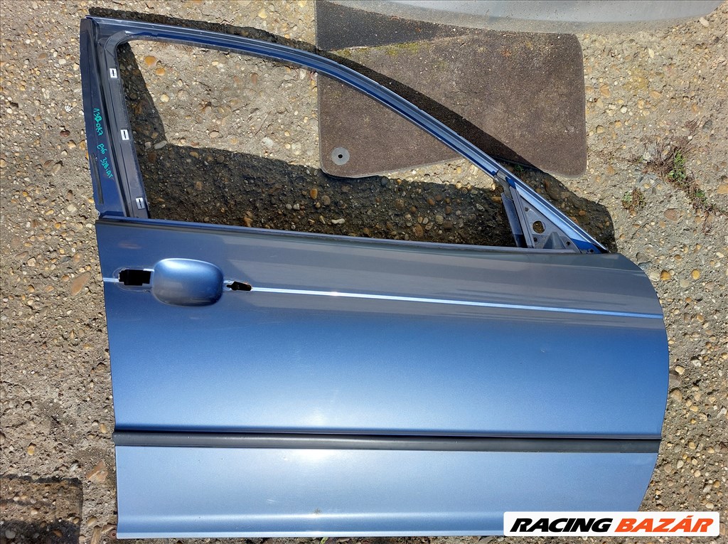 BMW E46 sedan touring kék stahlblau jobb első ajtó (132087) 1. kép