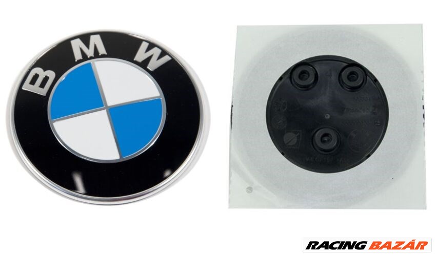 Gyári BMW 82mm-es motorháztető - csomagtartó - tetőbox embléma 51767288752 1. kép