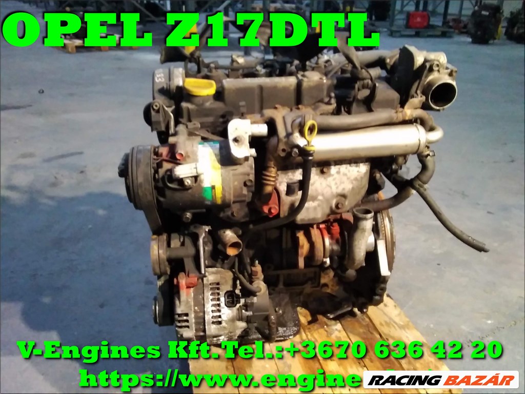 OPEL Z17DTL bontott motor 2. kép