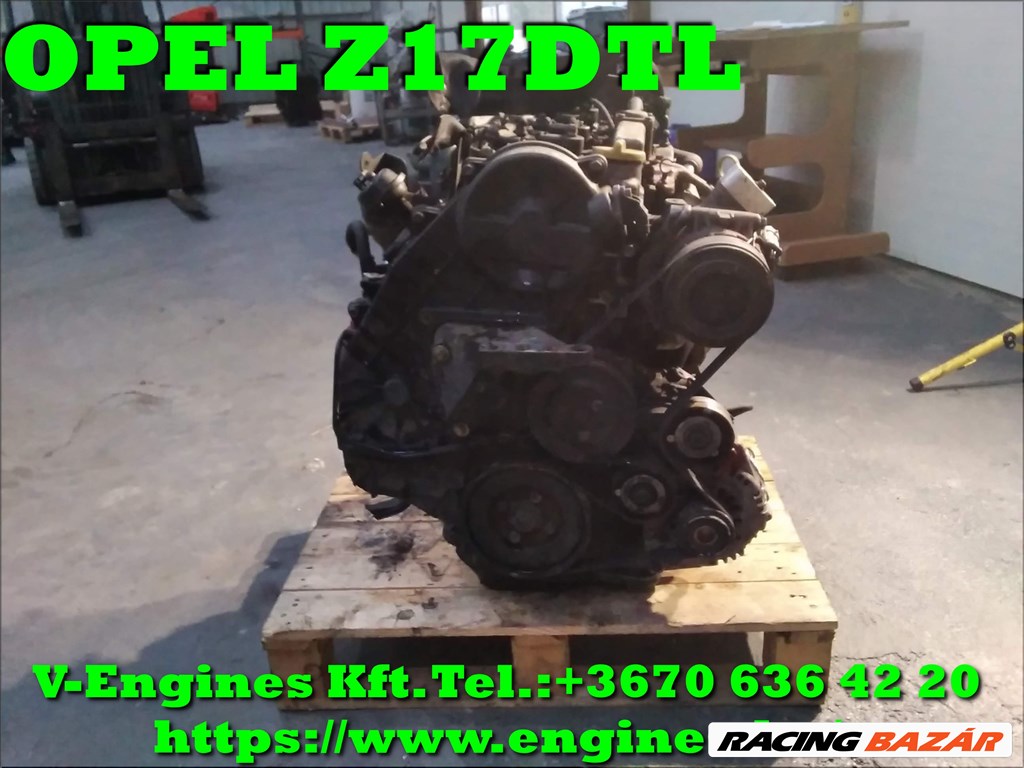 OPEL Z17DTL bontott motor 3. kép