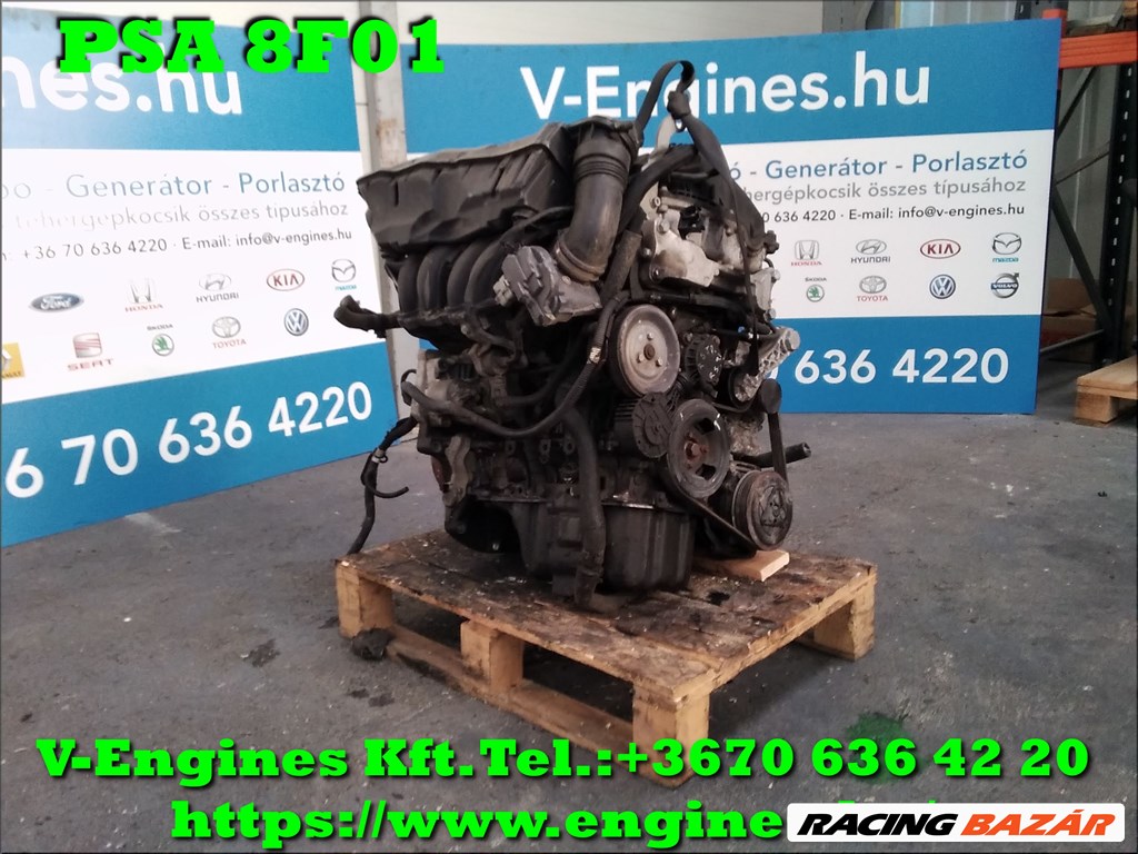 PSA 8F01 bontott motor 2. kép