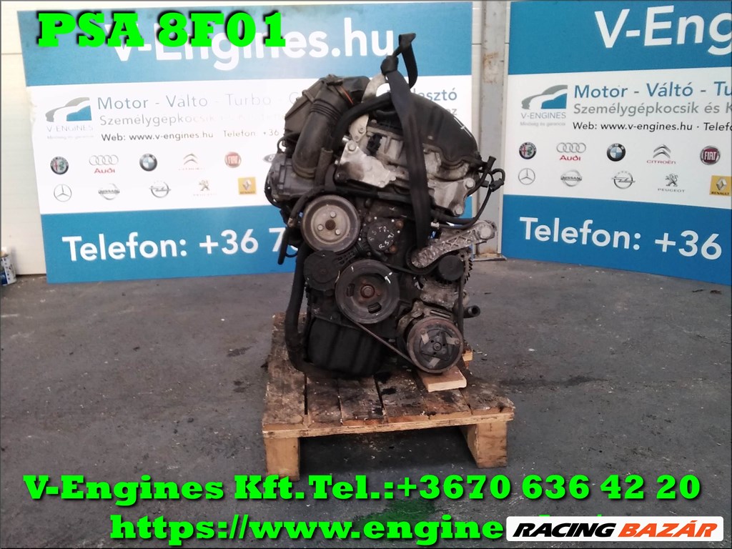 PSA 8F01 bontott motor 3. kép