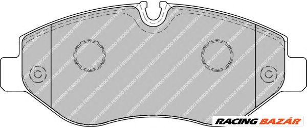 FERODO FVR1778 - fékbetét MERCEDES-BENZ VW 1. kép