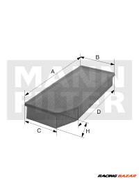 MANN-FILTER C 27 047 - légszűrő JEEP 1. kép