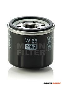 MANN-FILTER W 66 - olajszűrő DACIA NISSAN RENAULT 1. kép