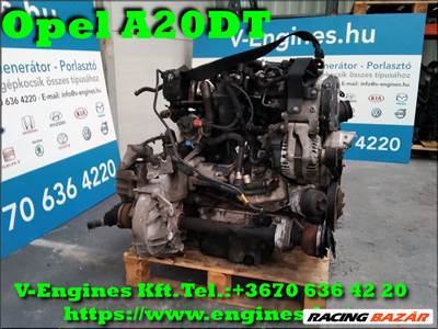 OPEL A20DT bontott motor OPEL, bontott motor, autó motor, autó-motor, használt motor, A20DT
