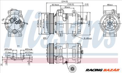 NISSENS 89317 Klímakompresszor DKS-15CH