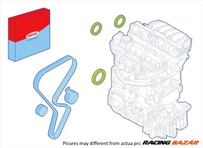 CORTECO 289009 - Szimmering készlet, motor FORD