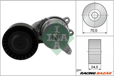 INA 534 0553 10 - hosszbordás szíj feszítőkar CITROËN PEUGEOT TOYOTA