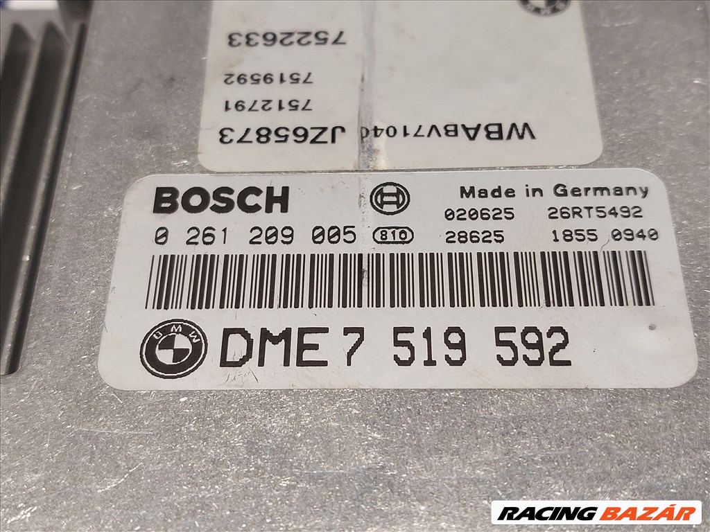 BMW E46 automata 318i 318 318ci N42 N42B20A ECU EWS motorvezérlő elektronika eladó (116258) 7519592 2. kép