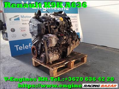  Renault K9KA636 bontott motor