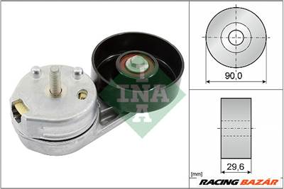 INA 534 0358 10 - hosszbordás szíj feszítő LAND ROVER