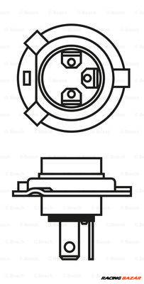 BOSCH 1 987 301 136 - fényszóró izzó ABARTH ALFA ROMEO AUDI AUSTIN AUTOBIANCHI BMW BMW MOTORCYCLES B