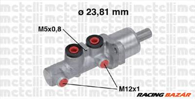 METELLI 05-0668 - főfékhenger MERCEDES-BENZ