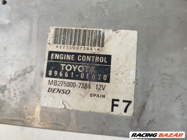 Toyota Corolla Verso (AR10) motorvezérlő  896610f070 3. kép
