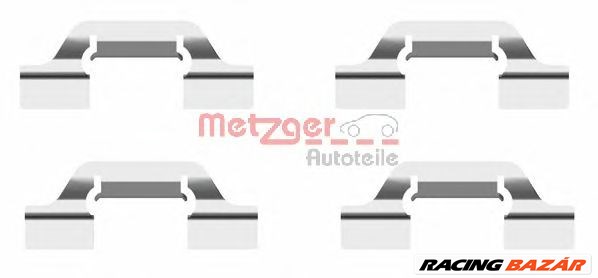 METZGER 109-1685 - Fékbetét szerelékkészlet SEAT SKODA VW 1. kép