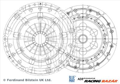 BLUE PRINT ADBP300028 - kuplungszett FORD