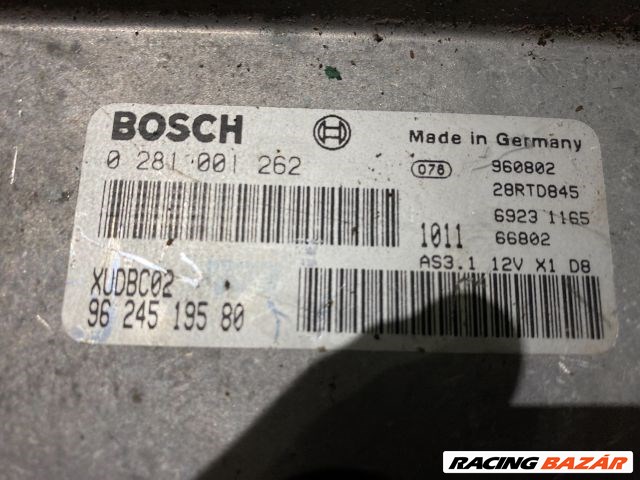 Peugeot 406 1.9 DT motorvezérlő  bosch-0281001262 2. kép