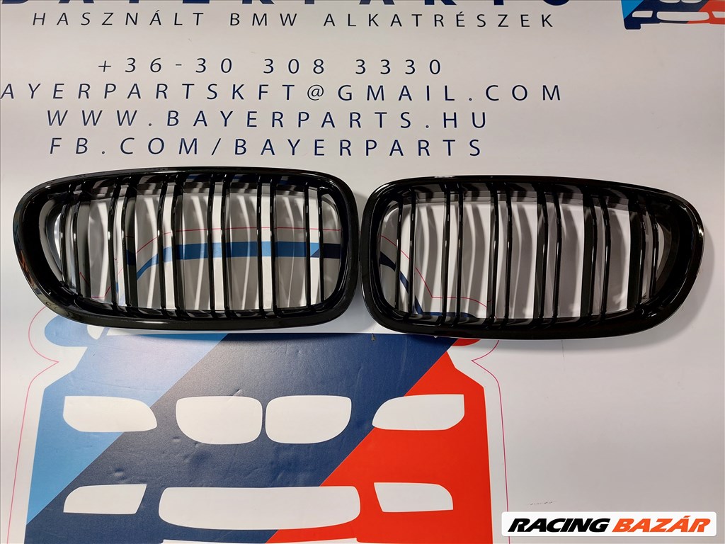 BMW F10 F11 új fényes fekete vese hűtőrács eladó (999209) 1. kép