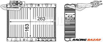 MAHLE AE 126 000P - klíma párologtató PEUGEOT