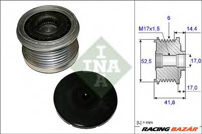 INA 535 0147 10 - generátor szabadonfutó NISSAN