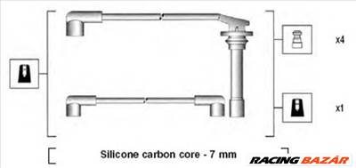 MAGNETI MARELLI 941295010851 - gyújtókábel szett NISSAN