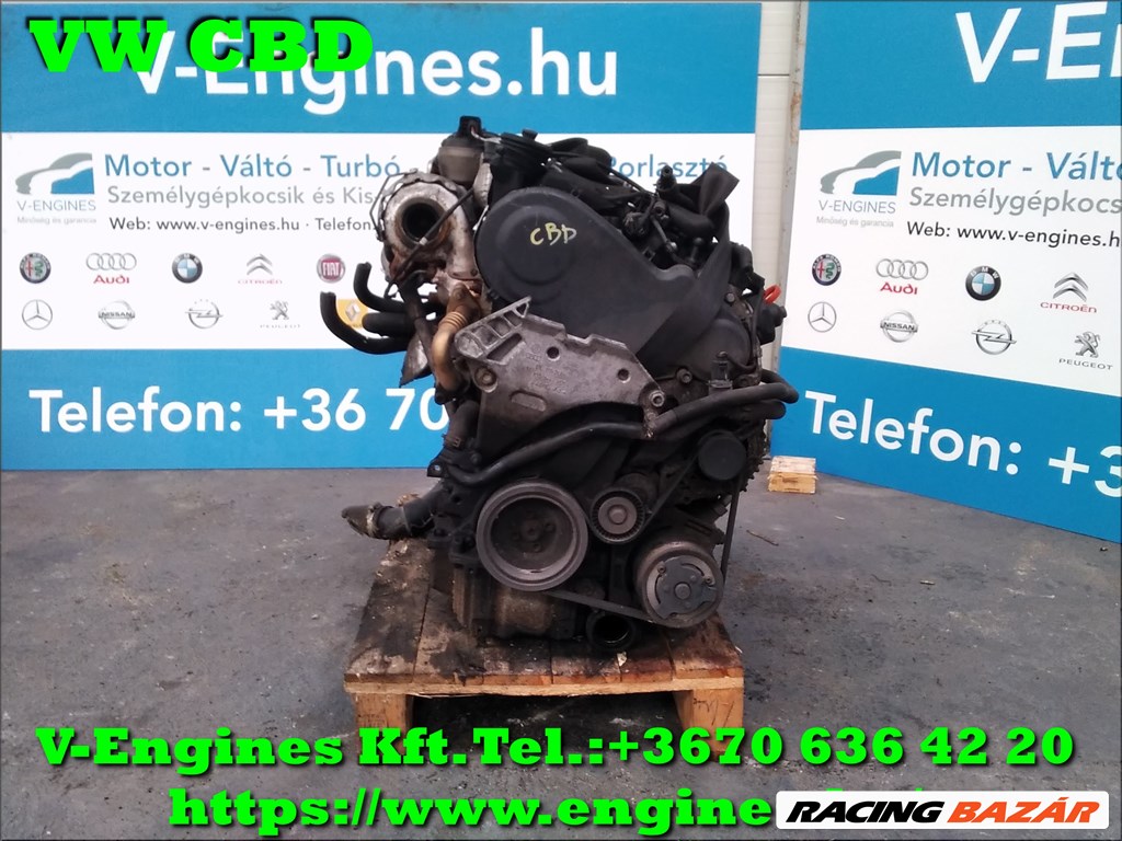 VOLKSWAGEN CBD bontott motor 3. kép