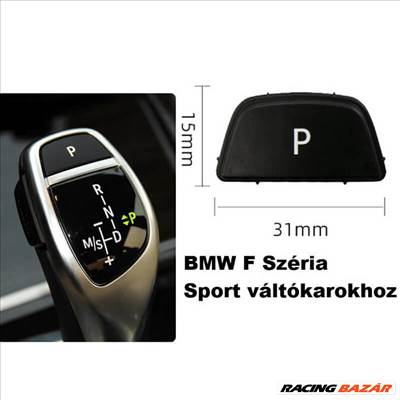 BMW F széria sport Automata váltókar P gomb fekete