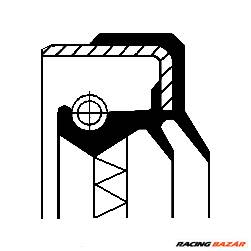 CORTECO 49358582 - tömítőgyűrű, differenciálmű VW