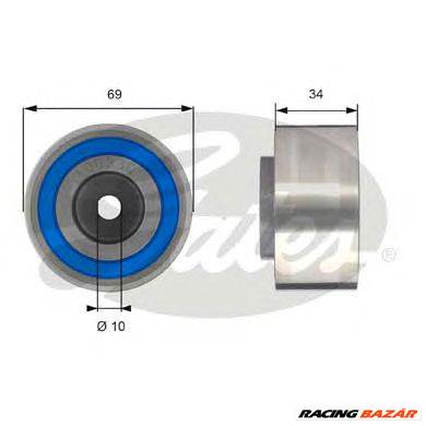 GATES T42233 - vezérműszíj vezetőgörgő CITROËN JAGUAR LAND ROVER PEUGEOT