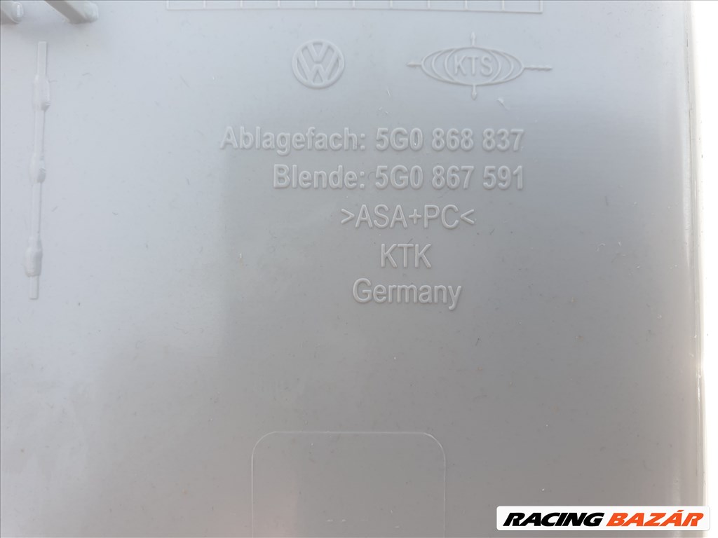 Volkswagen Golf VII beltéri világítás 5G0 868 837  5g0867591 8. kép