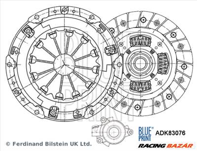 BLUE PRINT ADK83076 - kuplungszett FIAT SUZUKI