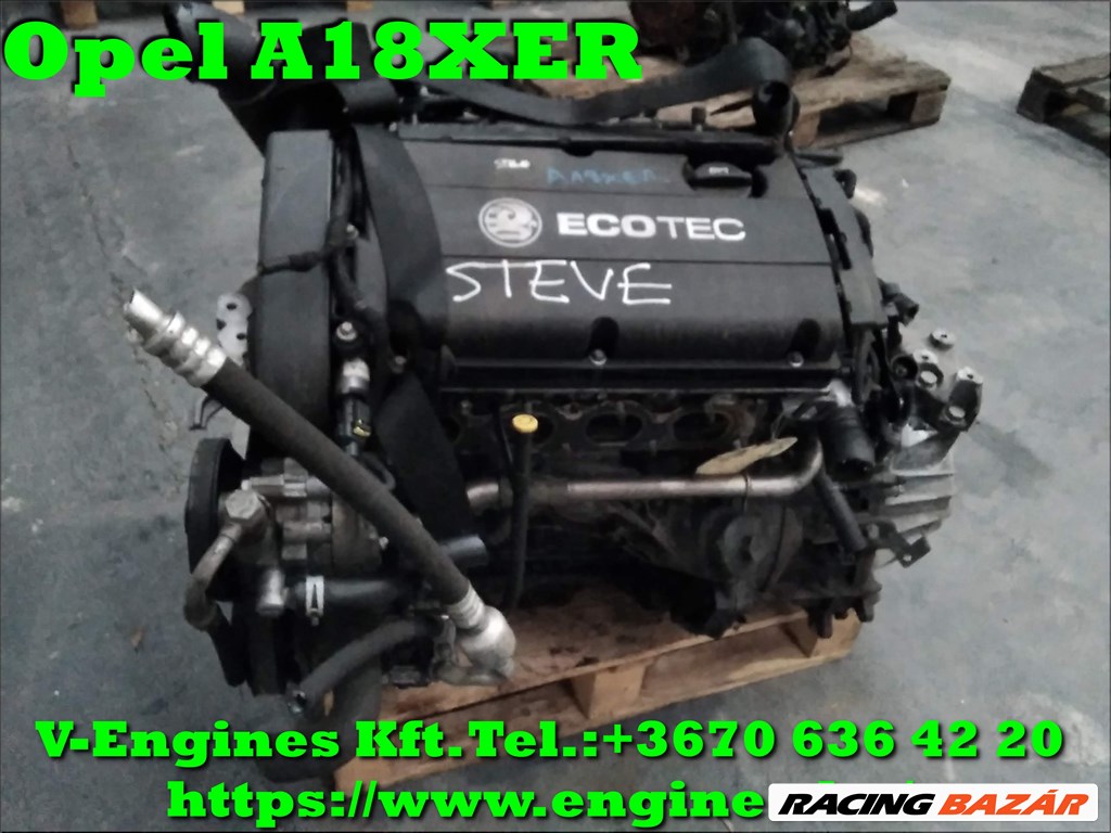 OPEL A18XER bontott motor OPEL, bontott motor, autó motor, autó-motor, használt motor, A18XER 2. kép