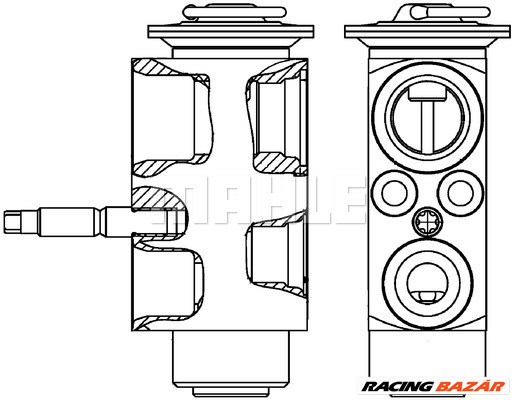 MAHLE AVE 113 000P - táguló szelep, klímaberendezés BMW MINI 1. kép