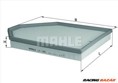 MAHLE LX 1991 - légszűrő BMW