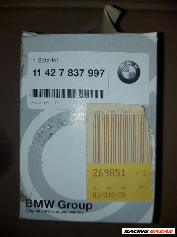 BMW M3 E90, E91, E92, E93 olajszűrő  11427837997 1. kép