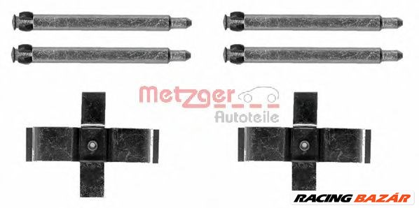 METZGER 109-1713 - Fékbetét szerelékkészlet MERCEDES-BENZ 1. kép