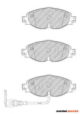 FERODO FDB4433 - fékbetét AUDI CUPRA SEAT SKODA VW