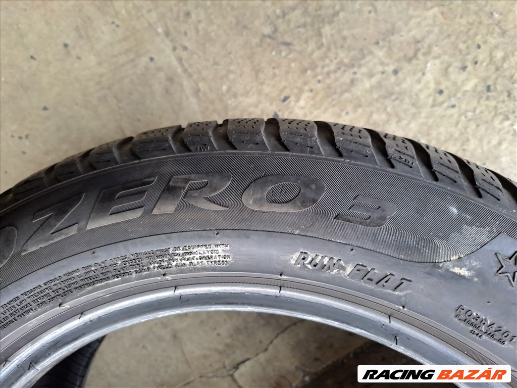 4db 225/55 R17 Pirelli Sottozero 3 Winter  RUN FLAT RSC MOE Defekttűrő használt téli gumi eladó!! 7. kép