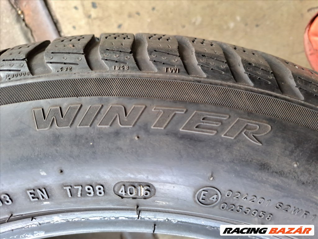 4db 225/55 R17 Pirelli Sottozero 3 Winter  RUN FLAT RSC MOE Defekttűrő használt téli gumi eladó!! 12. kép