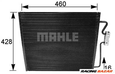 MAHLE AC 154 001S - klíma kondenzátor BMW