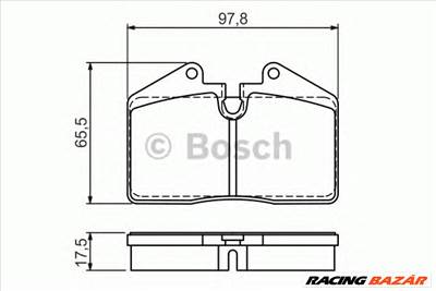 BOSCH 0 986 494 267 - fékbetét AUDI FERRARI PORSCHE