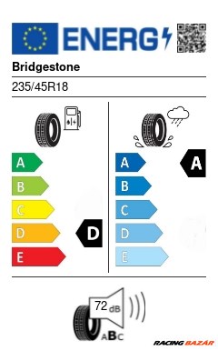 Bridgestone XL FP POTENZA SPORT 235/45 R18 98Y nyári gumi 2. kép