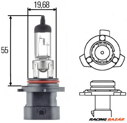 HELLA 8GH 005 636-201 - fényszóró izzó 1. kép