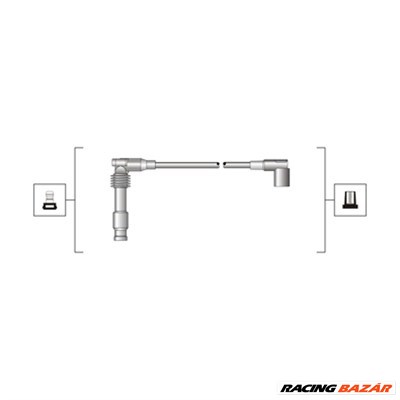 MAGNETI MARELLI 941319170014 - gyújtókábel szett DAEWOO HOLDEN OPEL VAUXHALL 1. kép