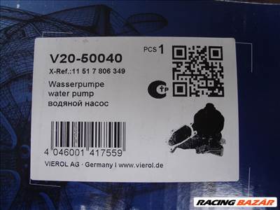 Vaico V20-50040 vizpumpa, BMW vízpumpa