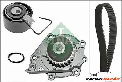 INA 530 0376 30 - Vízpumpa + fogasszíj készlet LAND ROVER MG ROVER